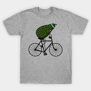 Funny avocado rides a bicycle T-Shirt